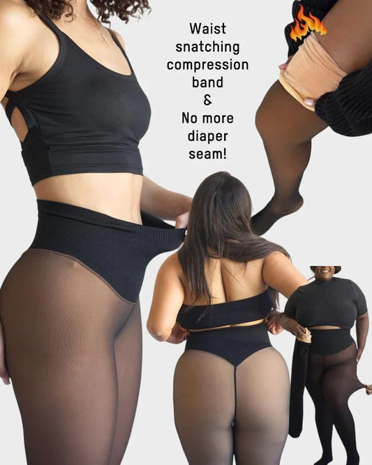 Viral One-Seam Shaping Fleece Leggings